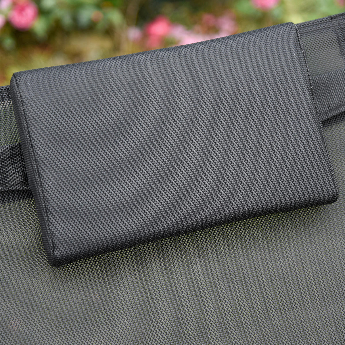 Outsunny Schaukelstuhl schwarz Metall B/H/L: ca. 62x88x150 cm Schaukelstuhl - schwarz (150,00/62,00/88,00cm) - Outsunny