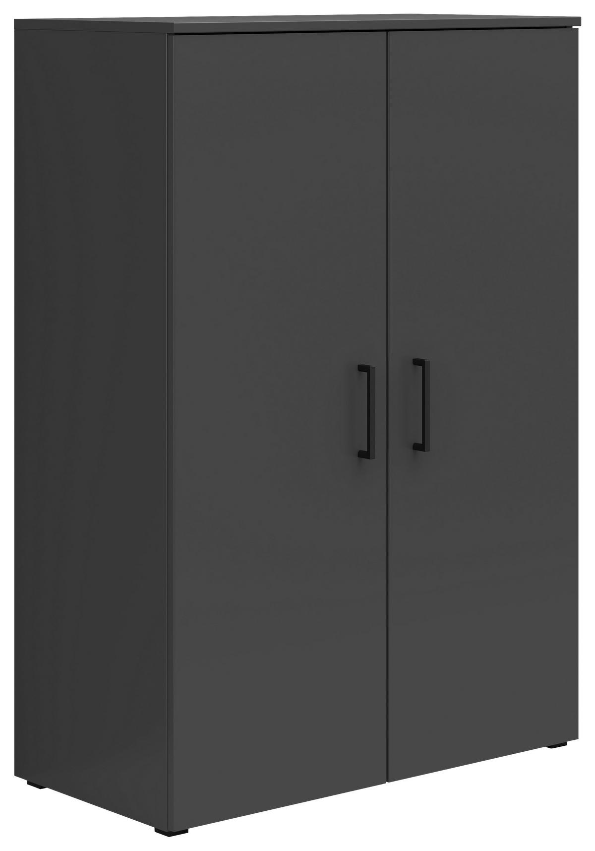 Kommode Multi-Stauraum Typ 31 anthrazit B/H/T: ca. 80x115x40 cm Multi-Stauraum Typ 31 - anthrazit (80,00/115,00/40,00cm)