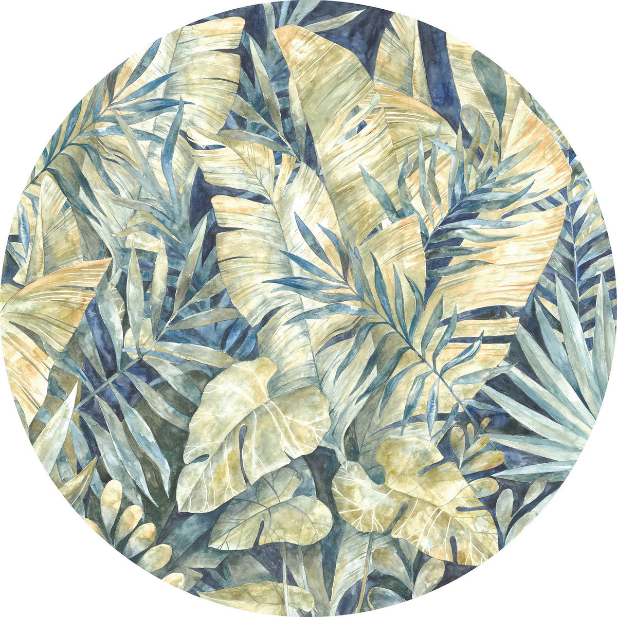 Komar Fototapete Feuilles Tropicales D: ca. 125 cm Feuilles Tropicales - (125,00cm) - Komar