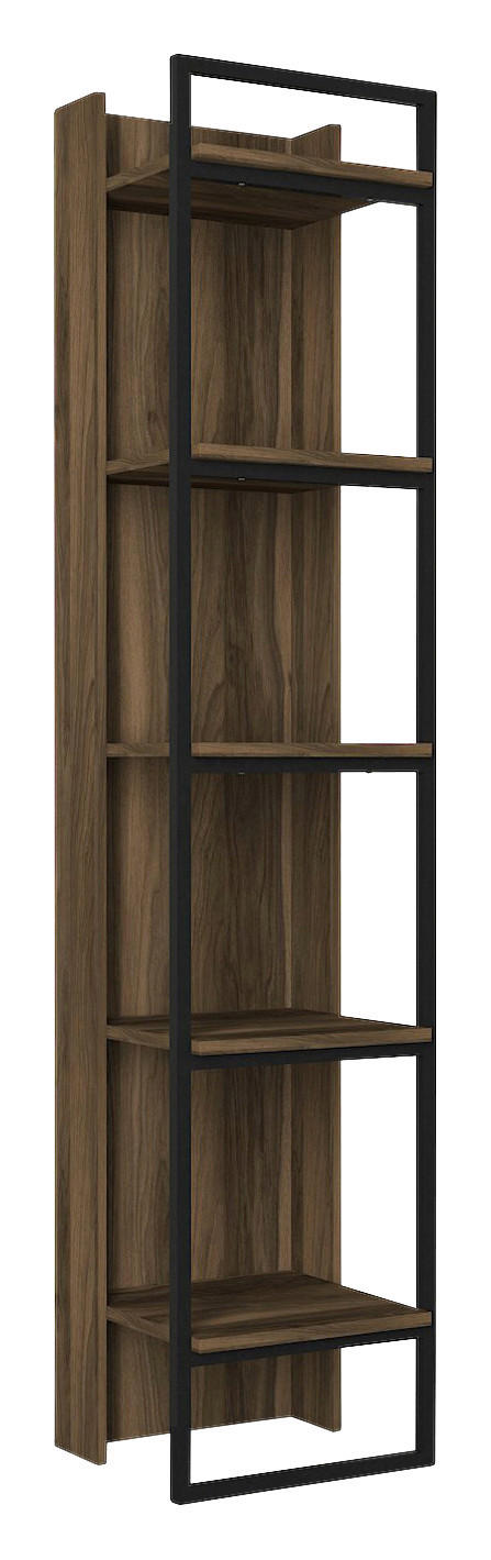 Regal Kelvin walnuss Nachbildung B/H/T: ca. 64x180x35 cm Kelvin - walnuss (64,00/180,00/35,00cm) - moebel17