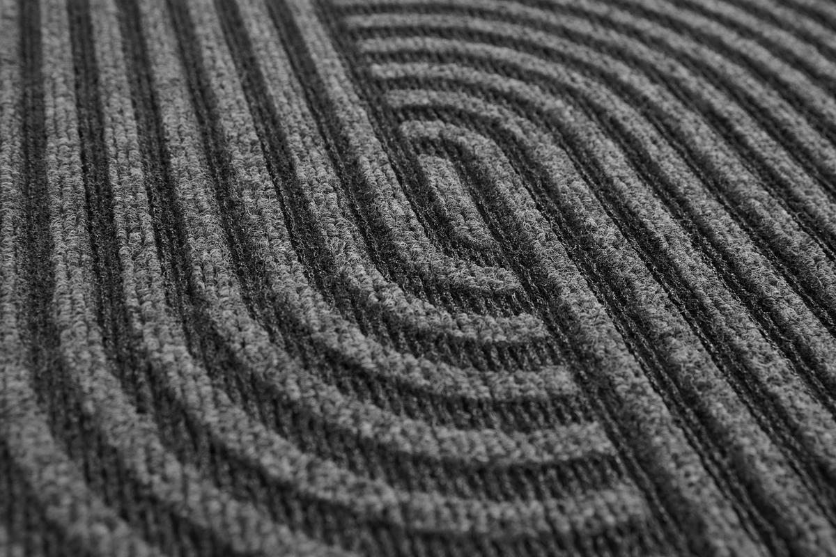 Andiamo Fußmatte Yukon dunkelgrau B/L: ca. 60x80 cm Yukon - dunkelgrau (60,00/80,00cm) - Andiamo