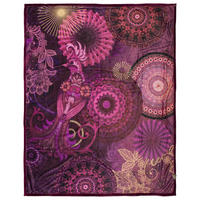 Wohndecke Miska Polysamt Miska - bordeaux (130,00/160,00cm) - HIP