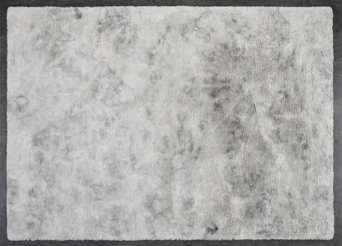 Fellimitat Moyo Batik silber B/L: ca. 120x160 cm Moyo Batik - silber (120,00/160,00cm)