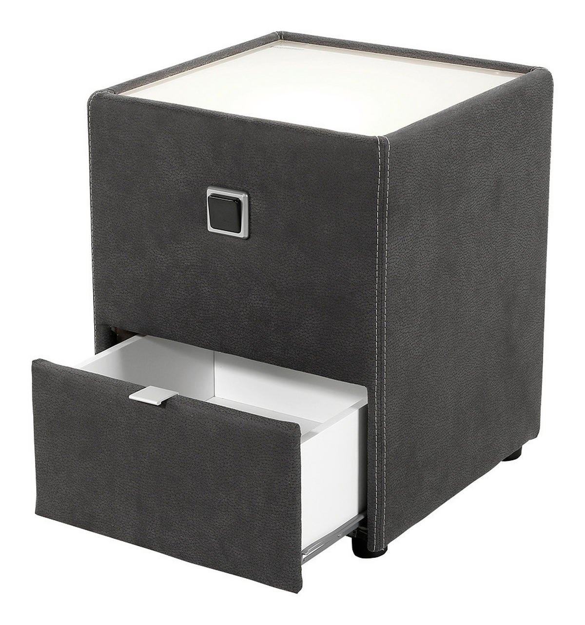 Nachtkonsole  dunkelgrau Lancy_Nachtkonsole 493/19 - dunkelgrau (43,00/53,00/45,00cm)