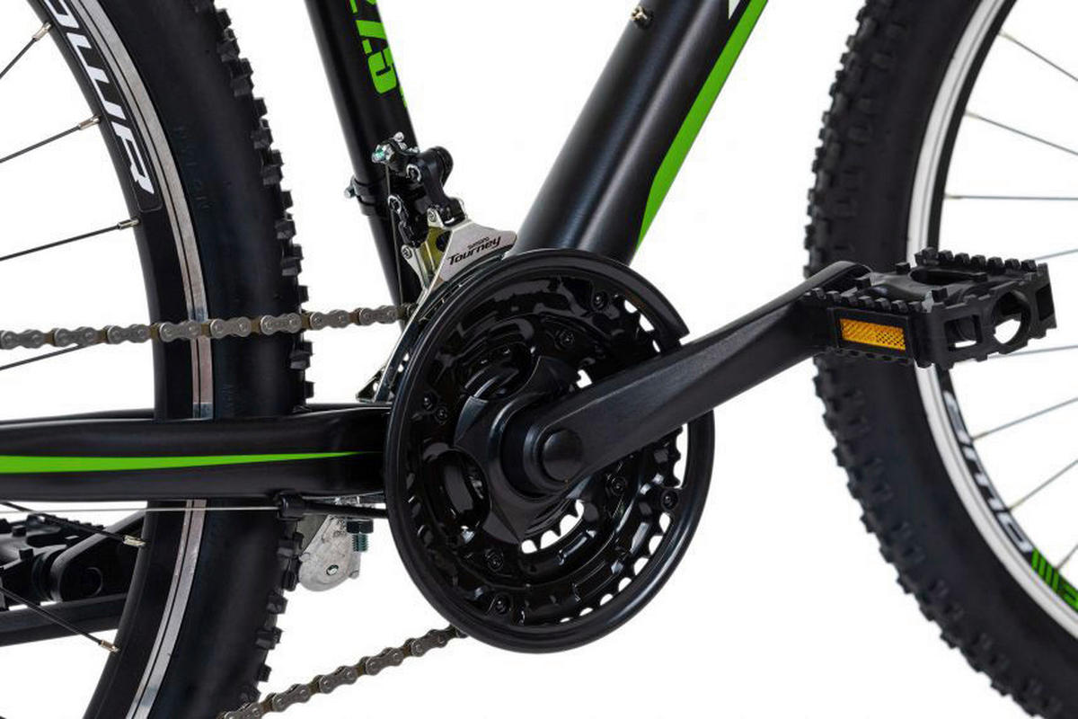 KS-Cycling Mountainbike Morzine Hardtail Morzine 29 Zoll Rahmenhöhe 48 cm 21 Gänge schwarz schwarz ca. 29 Zoll Morzine - schwarz/grün - KS-Cycling