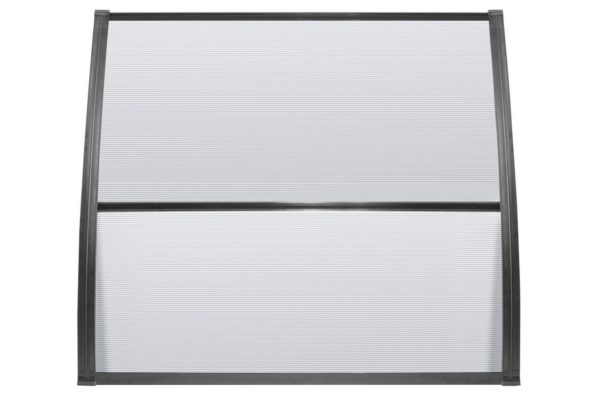 Brosplast Vordach transparent B/H/L: ca. 120x23x105 cm Vordach_GRDNL002 - transparent (105,00/120,00/23,00cm) - Brosplast