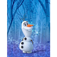 Komar Poster Frozen Olaf Crystal Disney B/L: ca. 30x40 cm Frozen Olaf Crystal - (30,00/40,00cm) - Komar