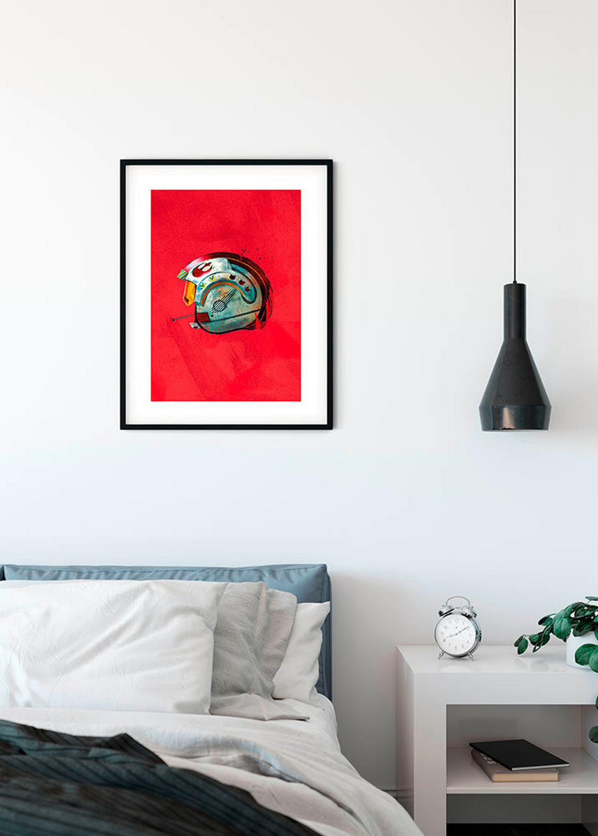 Komar Poster Star Wars Classic Helmets Rebel Pil Star Wars B/L: ca. 50x70 cm Star Wars Classic Helmets Rebel Pil - (50,00/70,00cm) - Komar