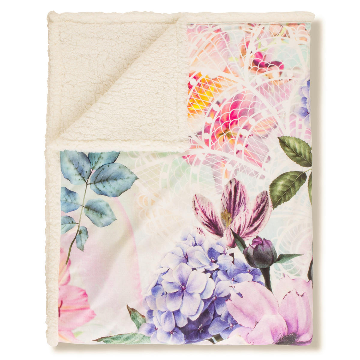 Wohndecke Anamin Polysamt Anamin - Multi (130,00/160,00cm) - Descanso