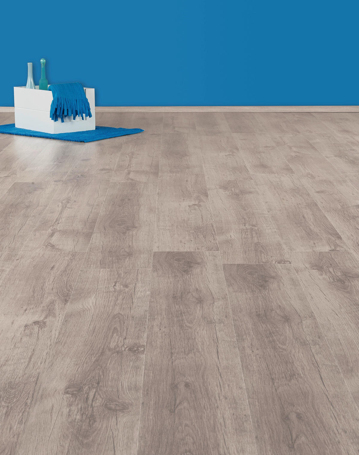 EGGER Laminatboden Eiche Nordkap ca.2,7429 m² im Paket  B/L: ca. 19,2x129,2 cm pro Paket Eiche Nordkap ca.2,7429 m² im Paket - Eiche (19,20/129,20cm) - EGGER