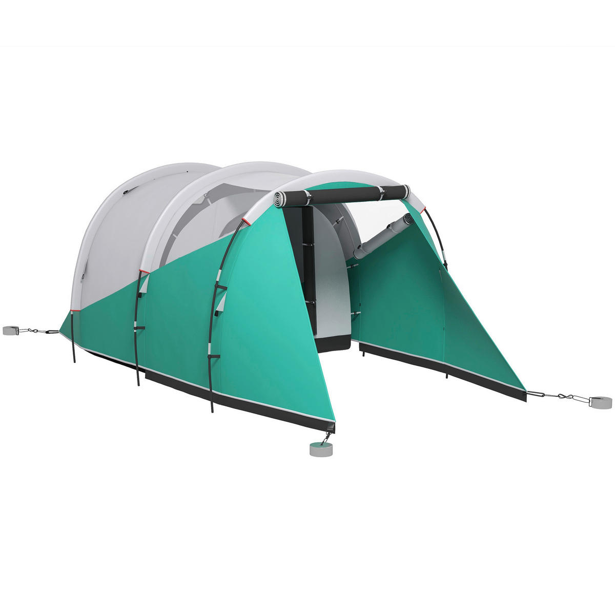 Outsunny Campingzelt B/H/L: ca. 260x190x460 cm Campingzelt - grün (460,00/260,00/190,00cm) - Outsunny