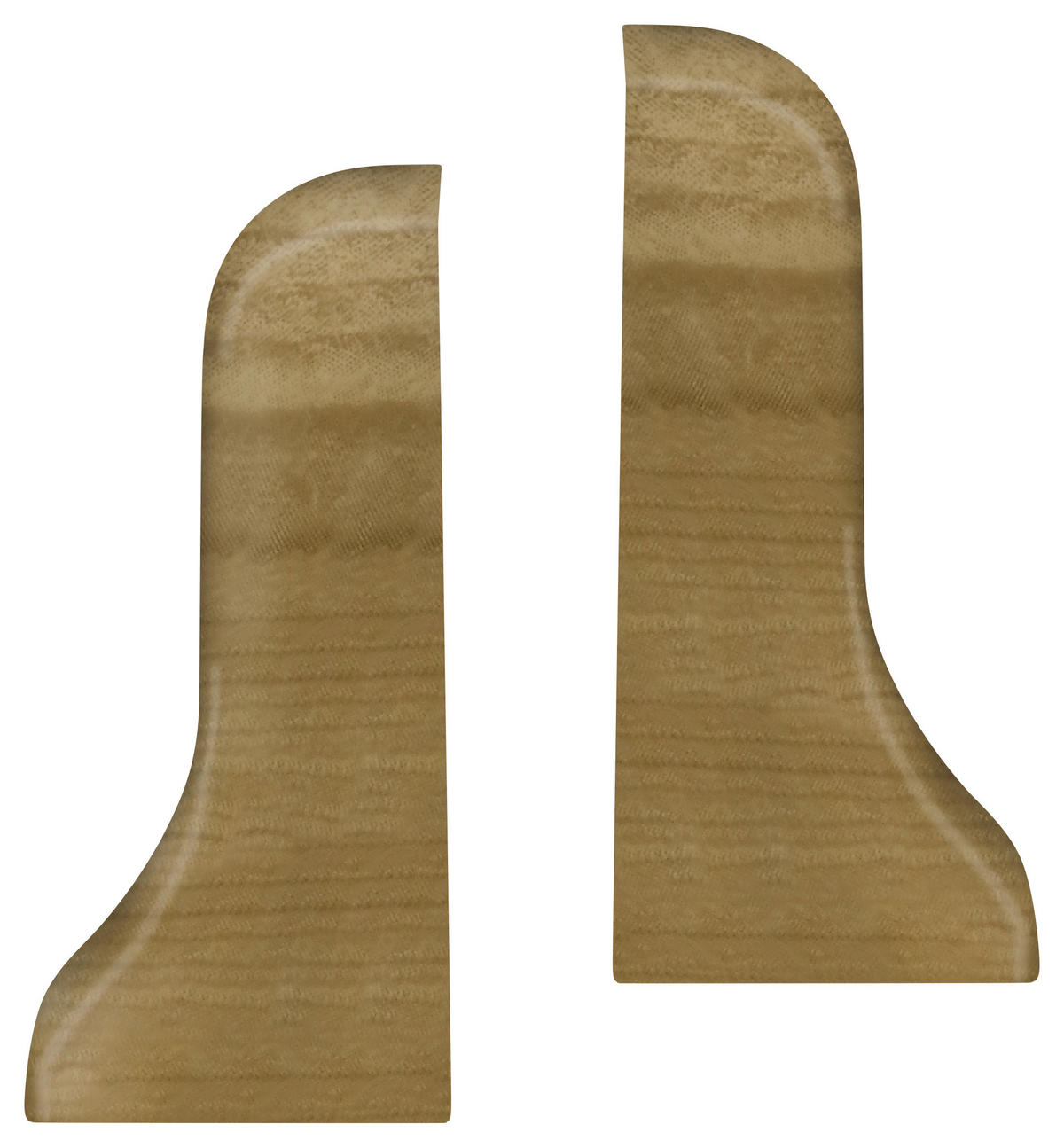 Endkappe buche L/B/H: ca. 2,04x0,97x4,94 cm Endkappe für 48mm KST SL Buche - buche (2,04/0,97/4,94cm)