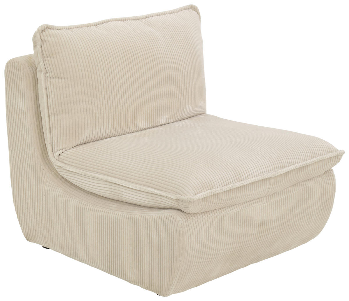 Sessel Rhodos beige Microfaser B/H/T: ca. 74x77x87 cm Rhodos - beige (74,00/77,00/87,00cm) - Hela