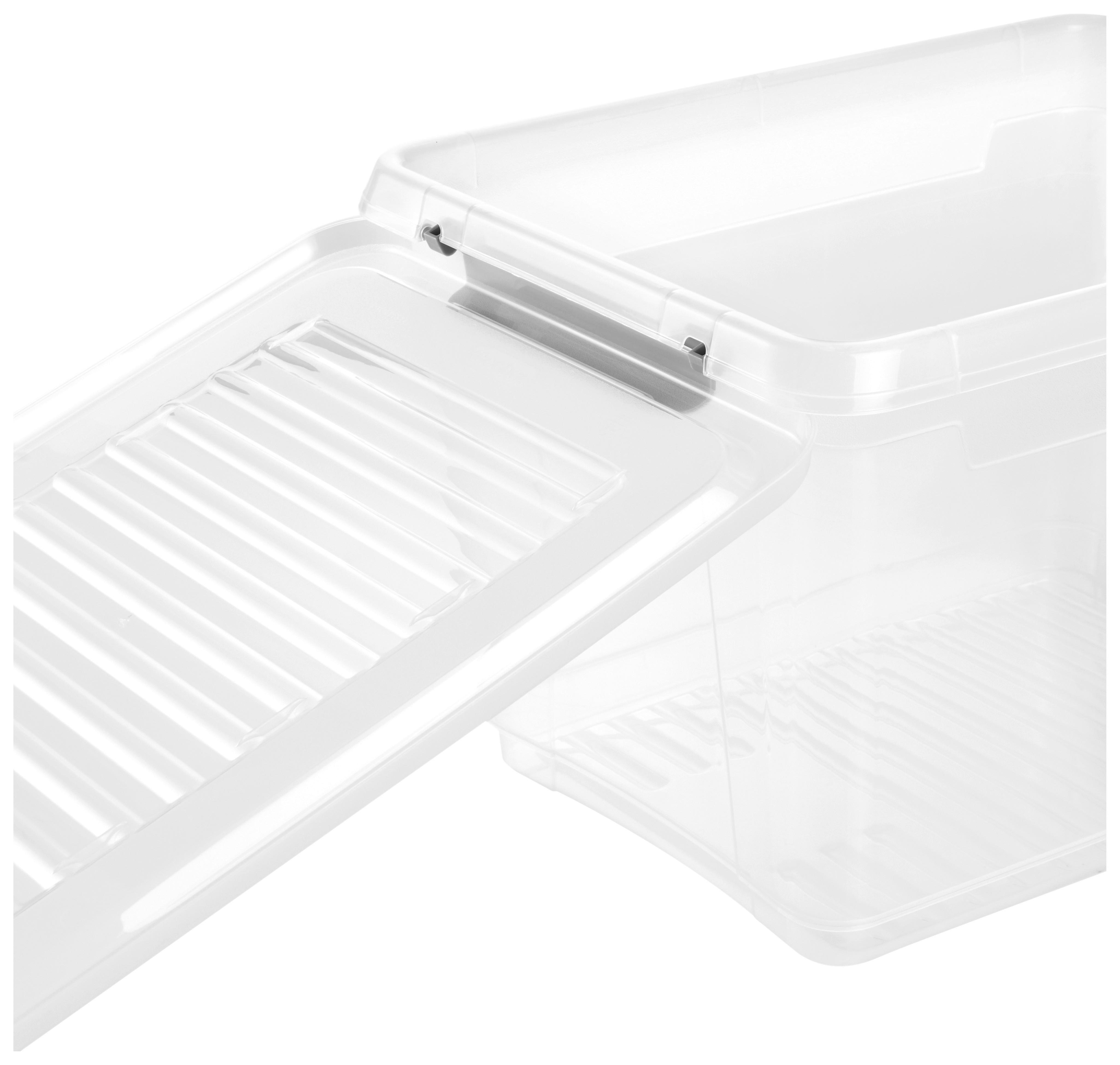 Thumbnail - Aufbewahrungsbox transparent B/H/L: ca. 28,5x23,5x37,5 cm