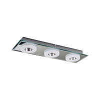 SPOT Light Deckenleuchte 9030328 Chrom klar Metall Glas B/H/L: ca. 45x5x13 cm 3 Brennstellen Vito - klar/Chrom (13,00/45,00/5,00cm) - SPOT Light