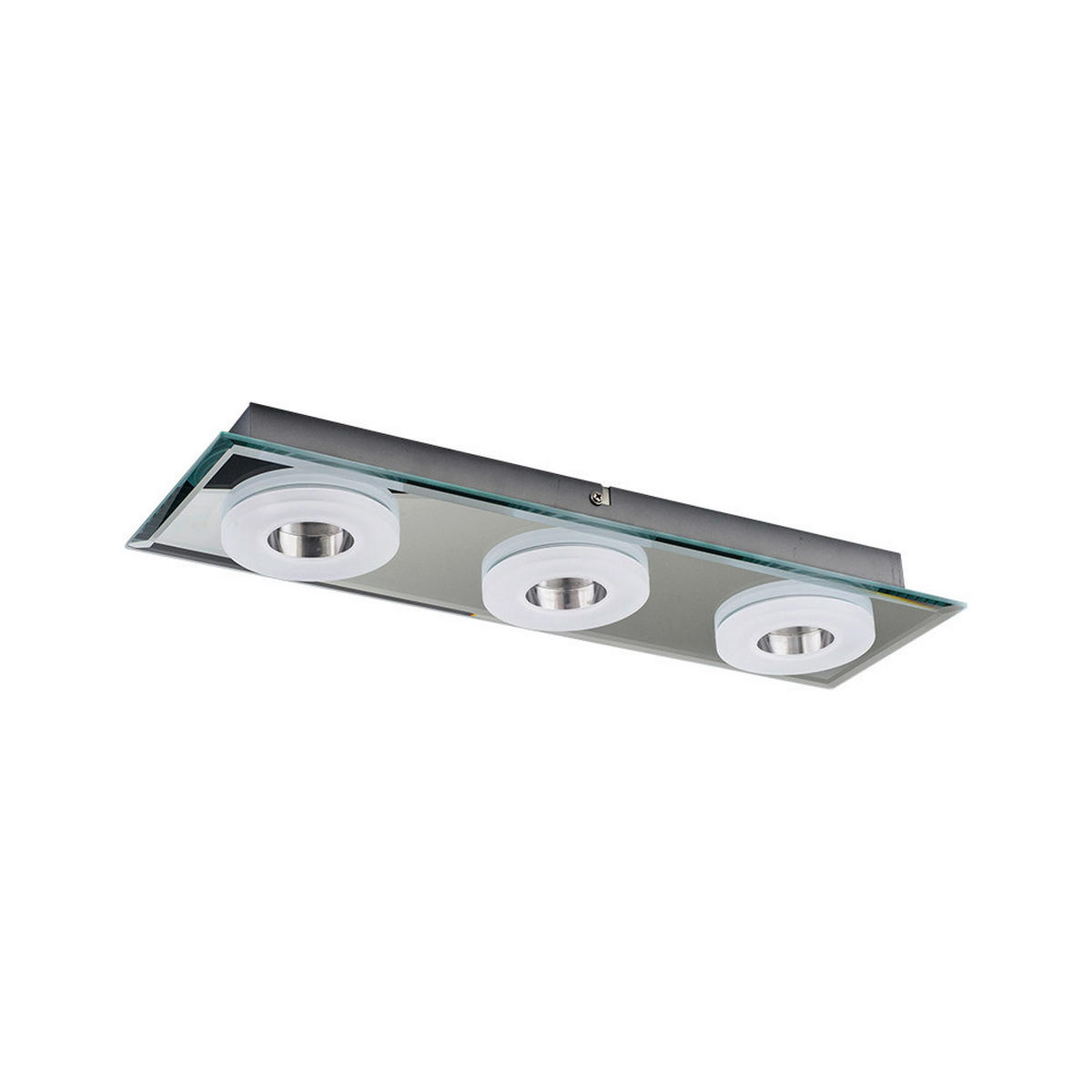 SPOT Light Deckenleuchte 9030328 Chrom klar Metall Glas B/H/L: ca. 45x5x13 cm 3 Brennstellen Vito - klar/Chrom (13,00/45,00/5,00cm) - SPOT Light