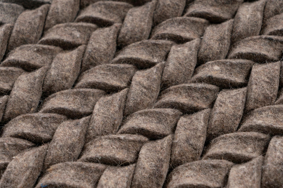 Padiro Flachflorteppich Robbie 125 taupe B/H/L: ca. 80x2,1x150 cm Robbie 125 - taupe (150,00/80,00/2,10cm) - Padiro