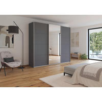 Kleiderschrank Kulmbach grau B/H/T: ca. 271x229x62 cm Kulmbach - Alu/grau (271,00/229,00/62,00cm)