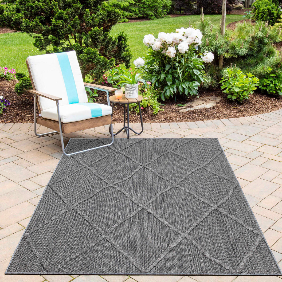 Ayyildiz Teppich PATARA grau B/L: ca. 140x200 cm PATARA - grau (140,00/200,00cm) - Ayyildiz