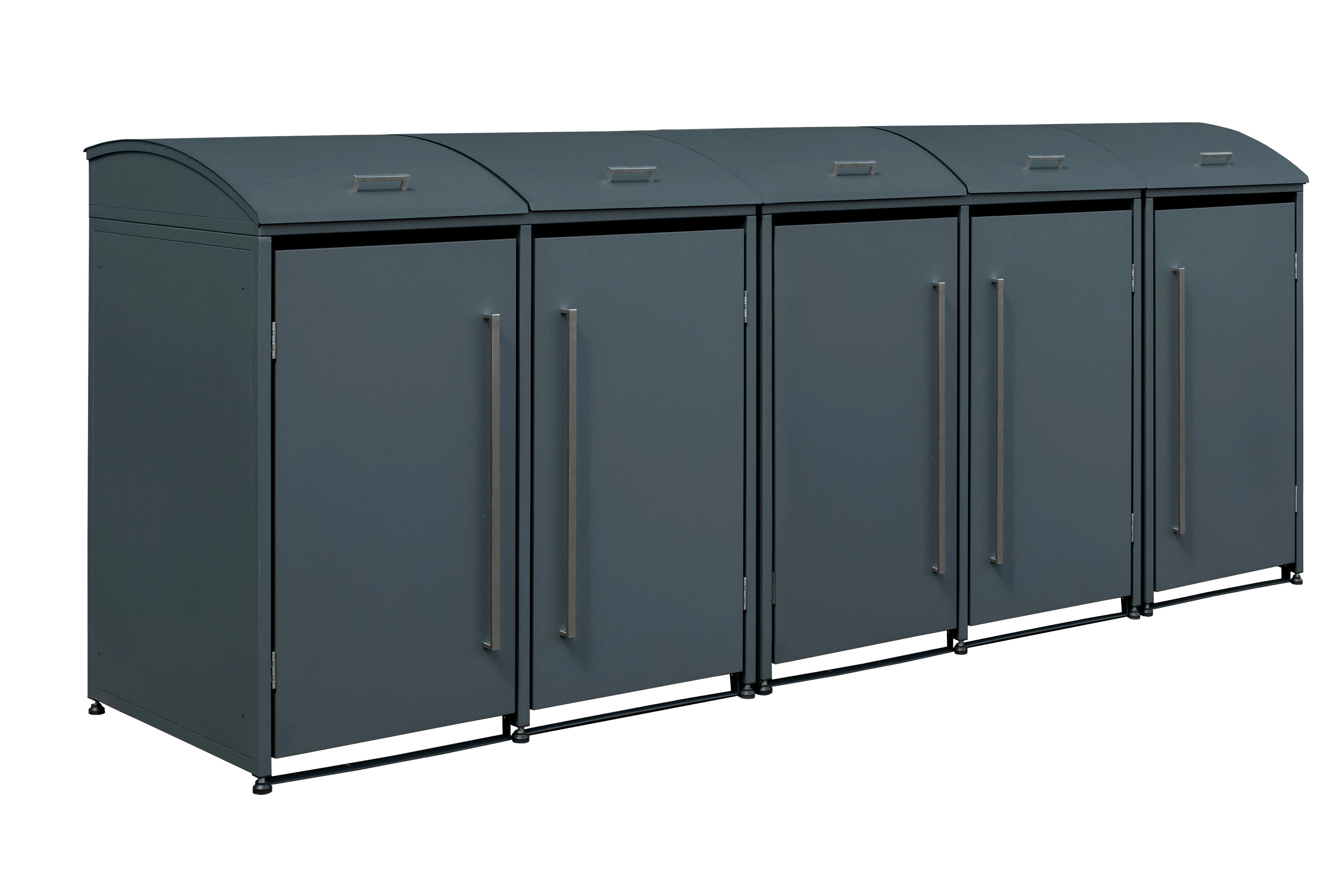 Westmann Mülltonnenbox Moderna anthrazit B/H/L: ca. 350x135x83 cm Moderna - anthrazit (83,00/350,00/135,00cm) - Westmann