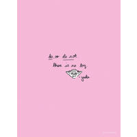 Komar Poster Star Wars Quote Yoda Cute Star Wars B/L: ca. 30x40 cm Star Wars Quote Yoda Cute - (30,00/40,00cm) - Komar