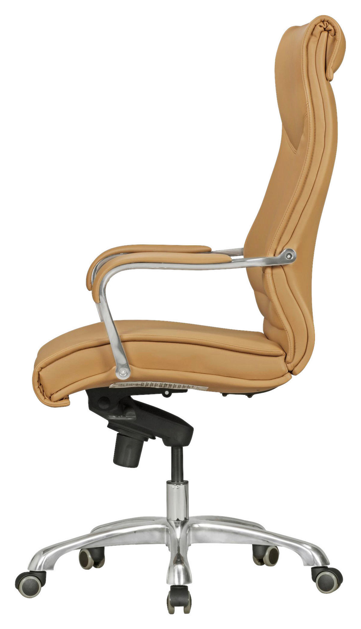 Drehstuhl beige Kunstleder Bürostuhl BIGBOSS - beige (60,00/126,00/61,00cm) - Amstyle