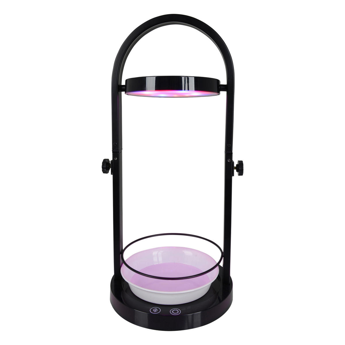 Näve Leuchten Tischleuchte 3176222 schwarz weiß Metall Kunststoff H/D: ca. 53,5x18,2 cm null 20 Brennstellen LED Pflanzen-Tischleuchte h:53,5cm - weiß/schwarz (18,20/53,50cm) - Näve Leuchten