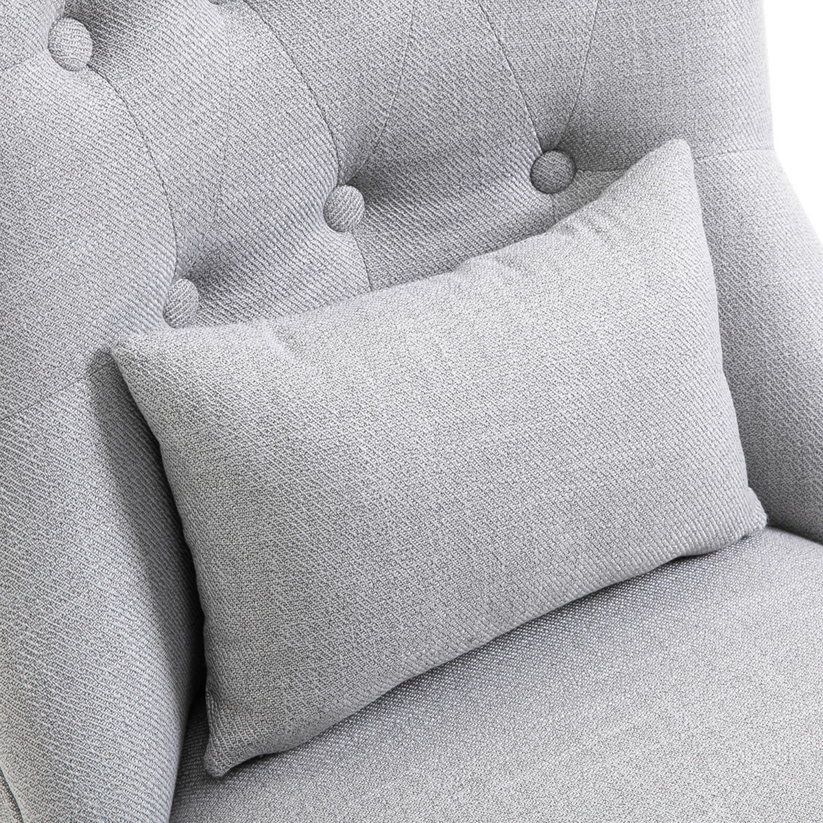 HOMCOM Relaxsessel 833-727GY B/H/T: ca. 52,5x77x69 cm 833-727GY - (52,50/77,00/69,00cm) - HOMCOM