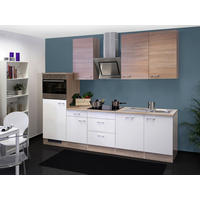 Küchenblock Samoa weiß B/H/T: ca. 280x234x60 cm Samoa - Eiche/weiß (280,00/234,00/60,00cm) - Flex-Well