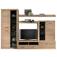 Wohnwand CanCan Eiche Sonoma Nachbildung B/H/T: ca. 285x195x40 cm CanCan - Eiche (285,00/195,00/40,00cm)