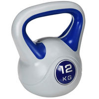 SPORTNOW Kettlebell blau Kunststoff B/H/L: ca. 17x28x24 cm Kettlebell 12kg - blau (24,00/17,00/28,00cm) - SPORTNOW