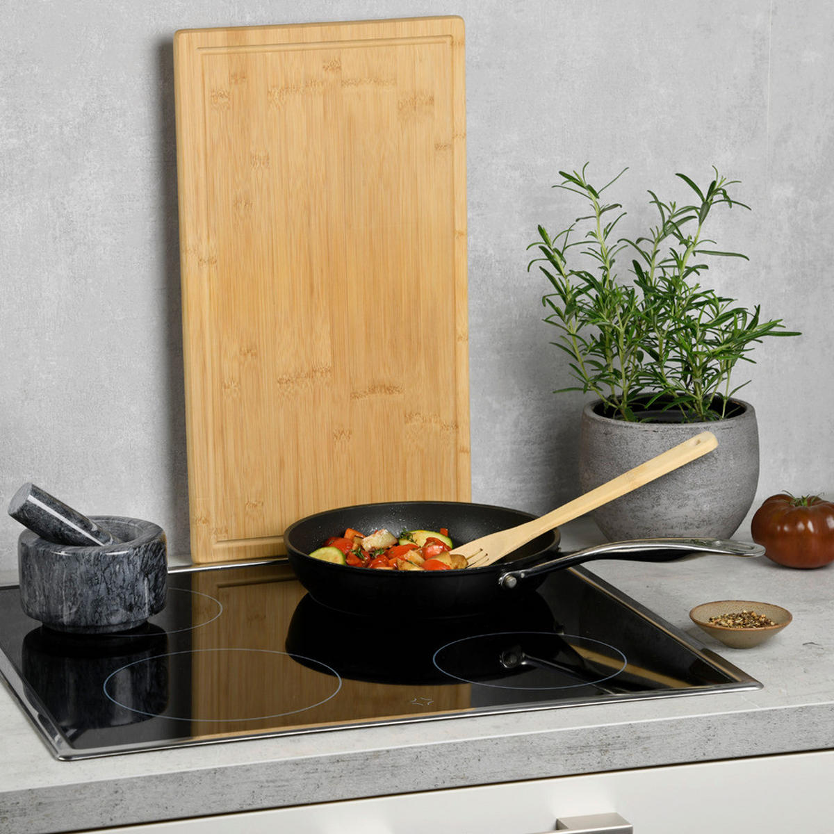 Kesper Abdeckplatte natur Bambus B/H/L: ca. 28x3,1x50 cm Abdeckplatte - natur (50,00/28,00/3,10cm) - Kesper