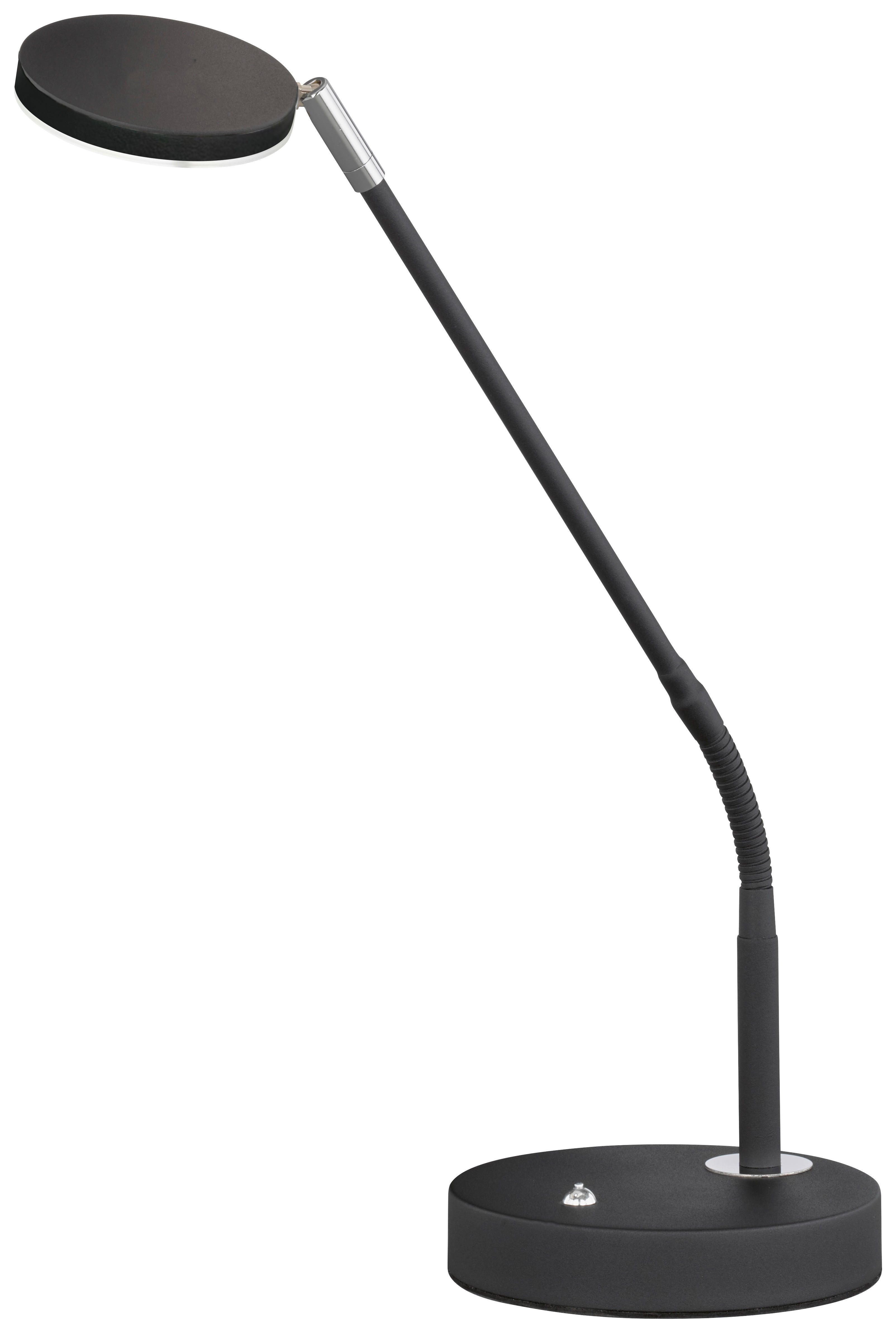 easy! by FHL Tischleuchte 850156 Luna schwarz Chrom Metall H/D: ca. 60x16 cm 1 Brennstellen Luna - schwarz/Chrom (16,00/60,00cm) - easy! by FHL
