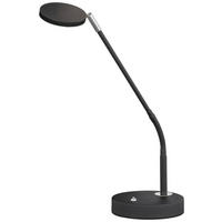 easy! by FHL Tischleuchte 850156 Luna schwarz Chrom Metall H/D: ca. 60x16 cm 1 Brennstellen Luna - schwarz/Chrom (16,00/60,00cm) - easy! by FHL
