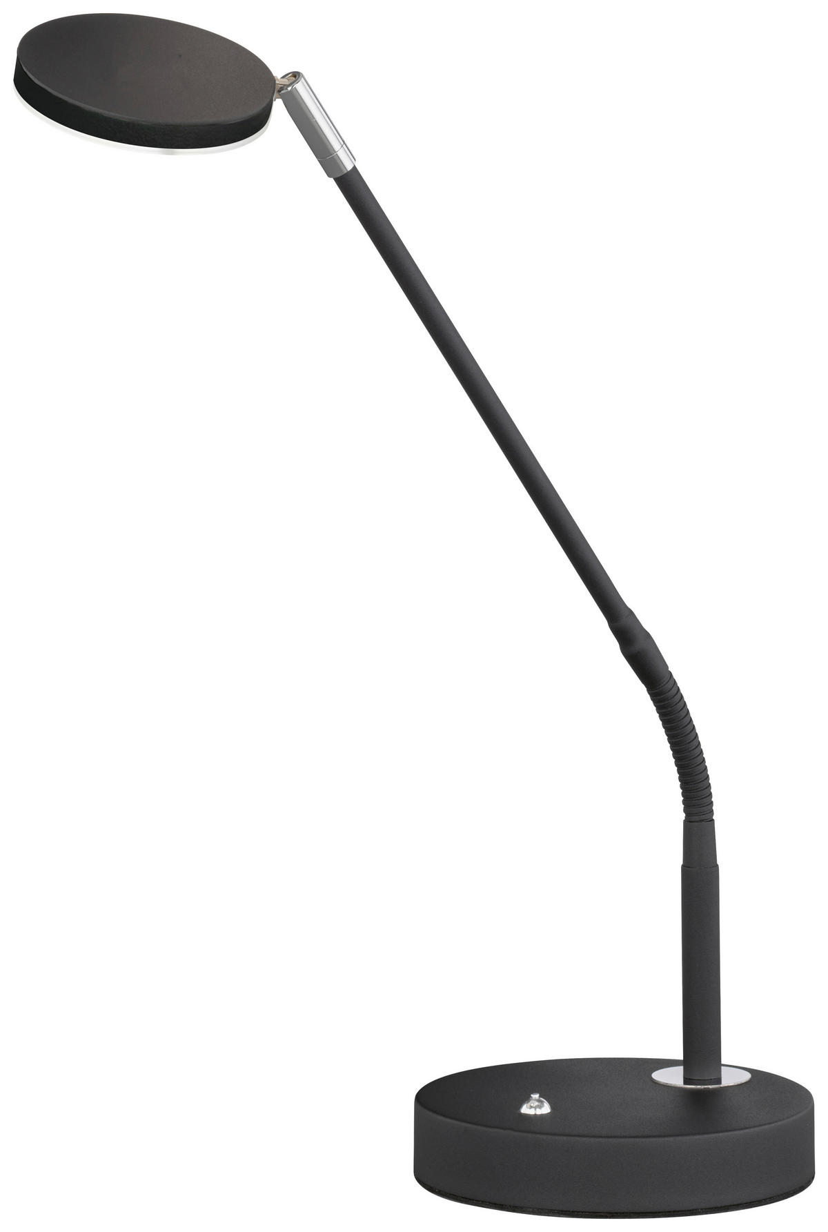 easy! by FHL Tischleuchte 850156 Luna schwarz Chrom Metall H/D: ca. 60x16 cm 1 Brennstellen Luna - schwarz/Chrom (16,00/60,00cm) - easy! by FHL