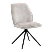 Stuhl Mailand weiß Microfaser B/H/T: ca. 53x89x64 cm Mailand - weiß (53,00/89,00/64,00cm)