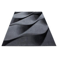 Ayyildiz Teppich PARMA schwarz B/L: ca. 120x170 cm PARMA - schwarz (120,00/170,00cm) - Ayyildiz