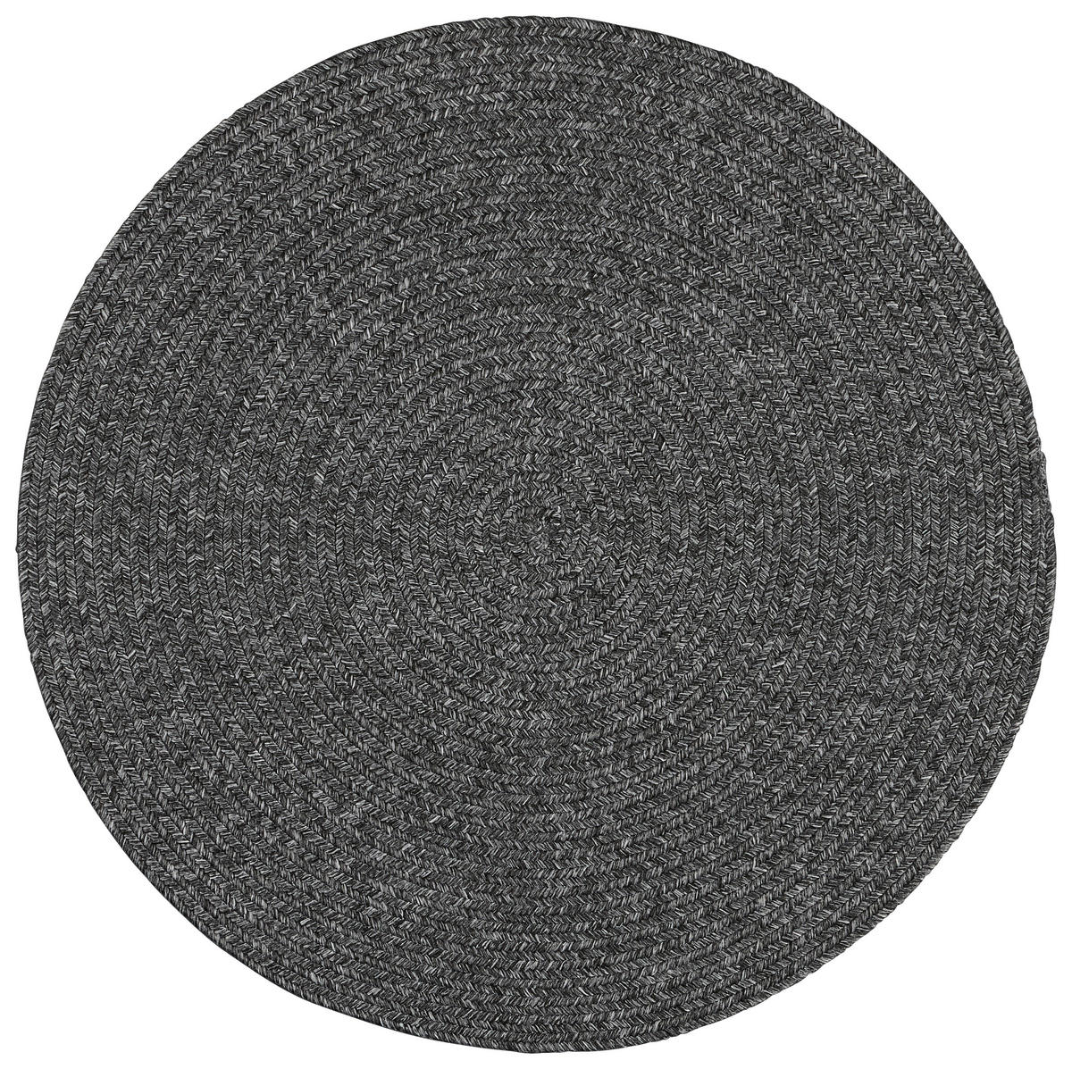 Flechtteppich Pudong anthrazit D: ca. 80 cm Pudong - anthrazit (80,00cm)