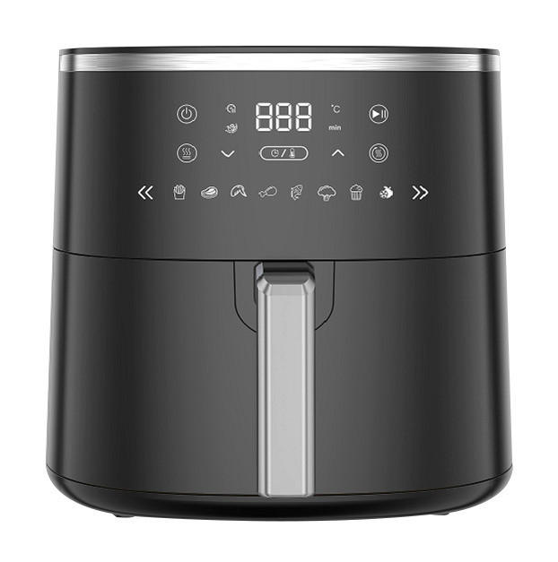 POCOline Heißluftfritteuse schwarz Kunststoff B/H/L: ca. 29,1x28x36,3 cm ca. 6 l Heißluftfritteuse_Martinique - schwarz (36,30/29,10/28,00cm) - POCOline