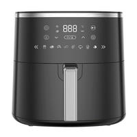 POCOline Heißluftfritteuse schwarz Kunststoff B/H/L: ca. 29,1x28x36,3 cm ca. 6 l Heißluftfritteuse_Martinique - schwarz (36,30/29,10/28,00cm) - POCOline