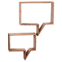 Wandregal natur B/H/T: ca. 50x49x13 cm Wandregal - natur (50,00/49,00/13,00cm) - Wohnling