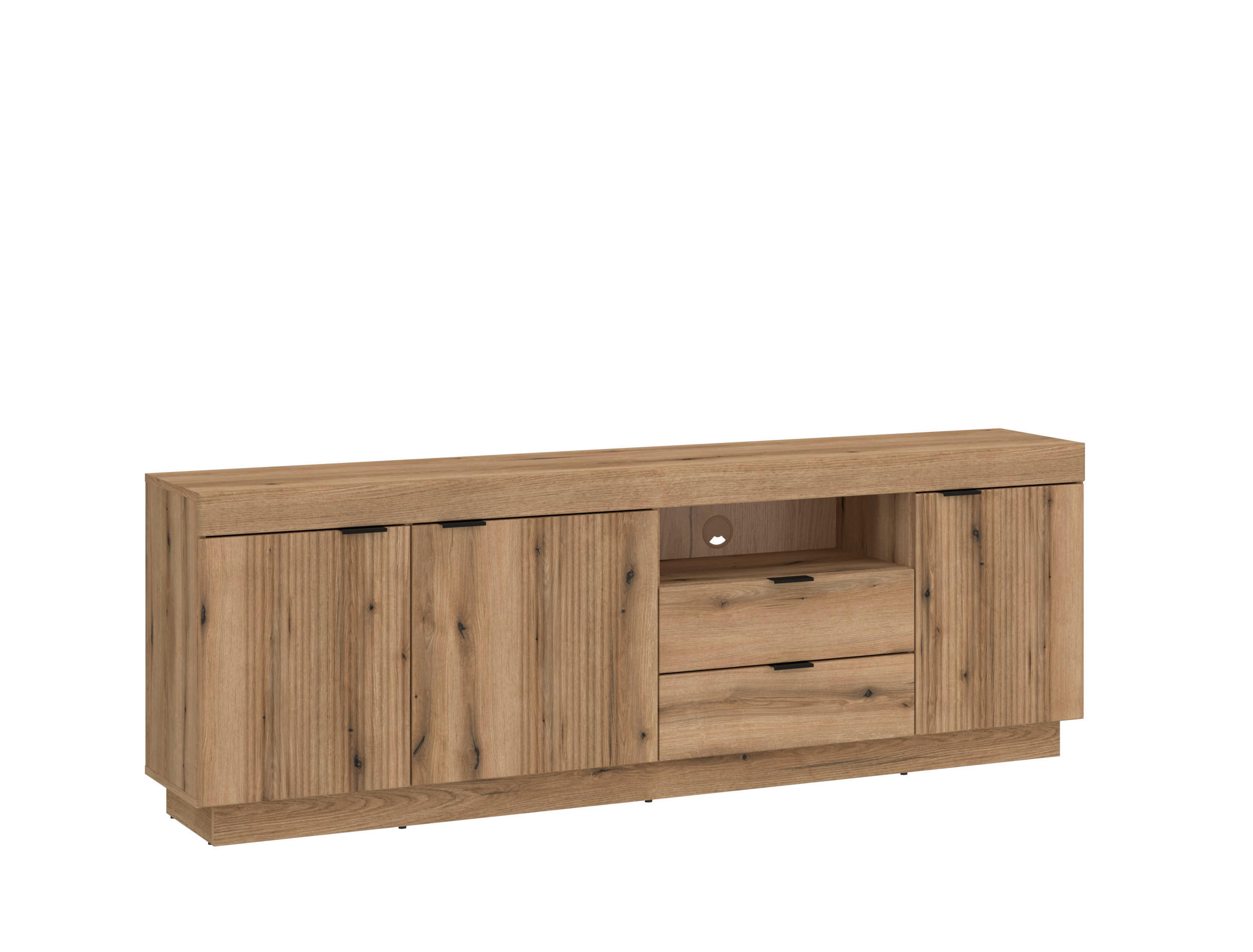 Lowboard Delamar Eiche Evoke Coast Nachbildung B/H/T: ca. 185,9x66,6x39,6 cm Delamar - Eiche (185,90/66,60/39,60cm)