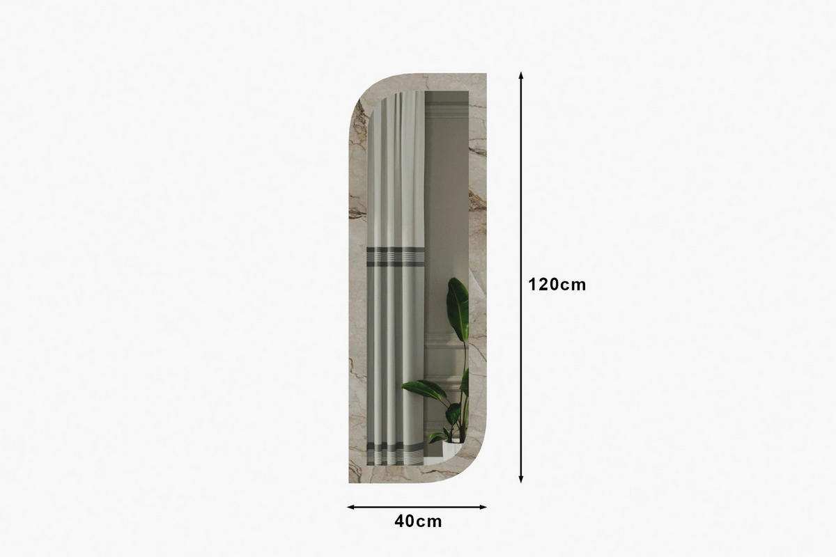 Wandspiegel Radiance B/H: ca. 40x120 cm Radiance - (40,00/120,00cm) - moebel17