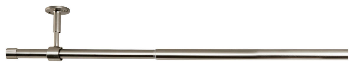 Stilgarnituren Edelstahloptik Metall L: ca. 280 cm ausziehbar von ca. 160 bis 280 cm 1.0 Läufe Teleskopgarnitur_2in1 - Edelstahloptik (280,00cm) - ondeco
