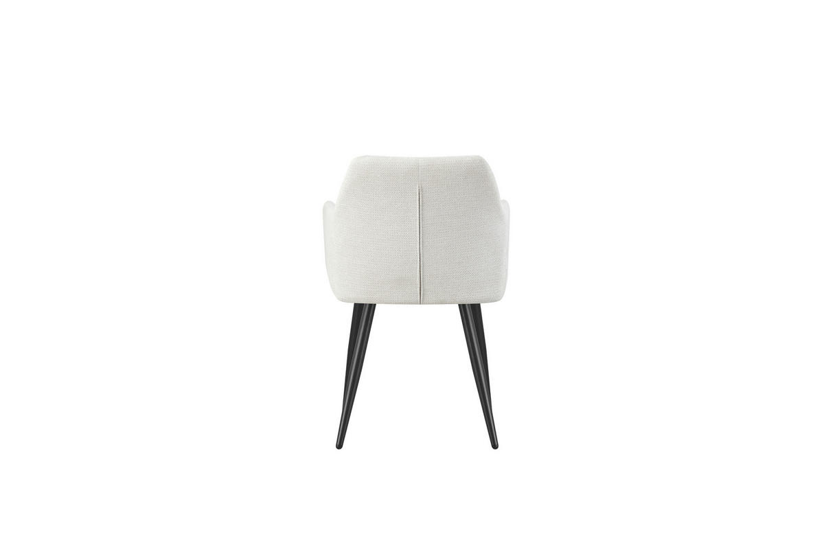 Stuhl BELLA, 2er Set creme schwarz B/H/T: ca. 55x82x62 cm BELLA, 2er Set - creme/schwarz (55,00/82,00/62,00cm) - xonox.home