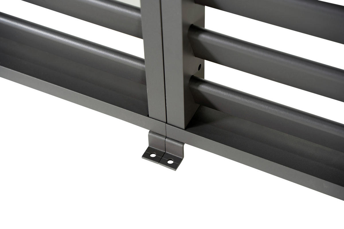 Mirador Lamellen-Seitenteil für Pergola Deluxe anthrazit Aluminium B/H/L: ca. 93x236,1x6 cm Deluxe - anthrazit (6,00/93,00/236,10cm) - Mirador