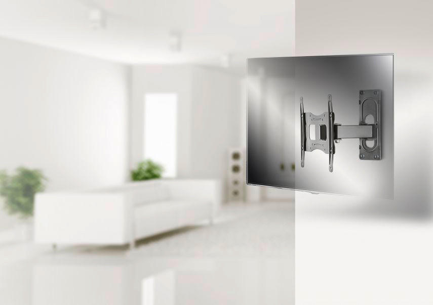 VCM TV-Wandhalterung silber FS2 TV Wandhalterung - silber (28,00/24,00/22,70cm) - VCM
