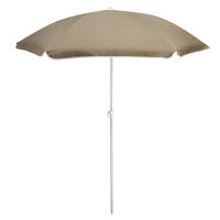 POCOline Sonnenschirm taupe Stahl D: ca. 150 cm Sonnenschirm - taupe (150,00cm) - POCOline