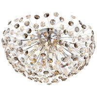 GLOBO LED-Deckenleuchte gold klar Metall H/D: ca. 25x45 cm 4 Brennstellen KATRINA - gold/klar (45,00/25,00cm) - GLOBO