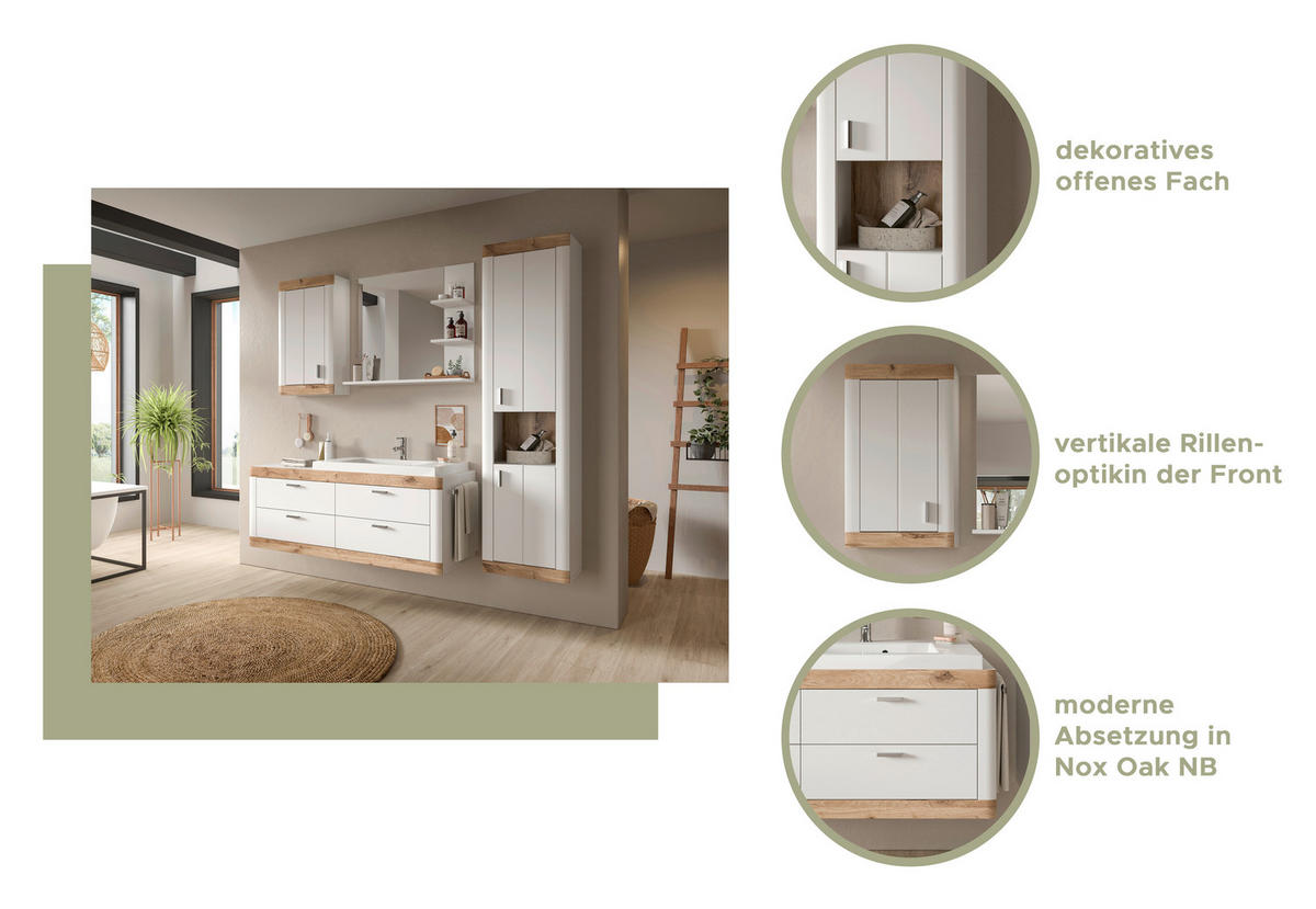 Badspiegel LAREDO B/H/T: ca. 80x70x16 cm LAREDO - (80,00/70,00/16,00cm) - xonox.home